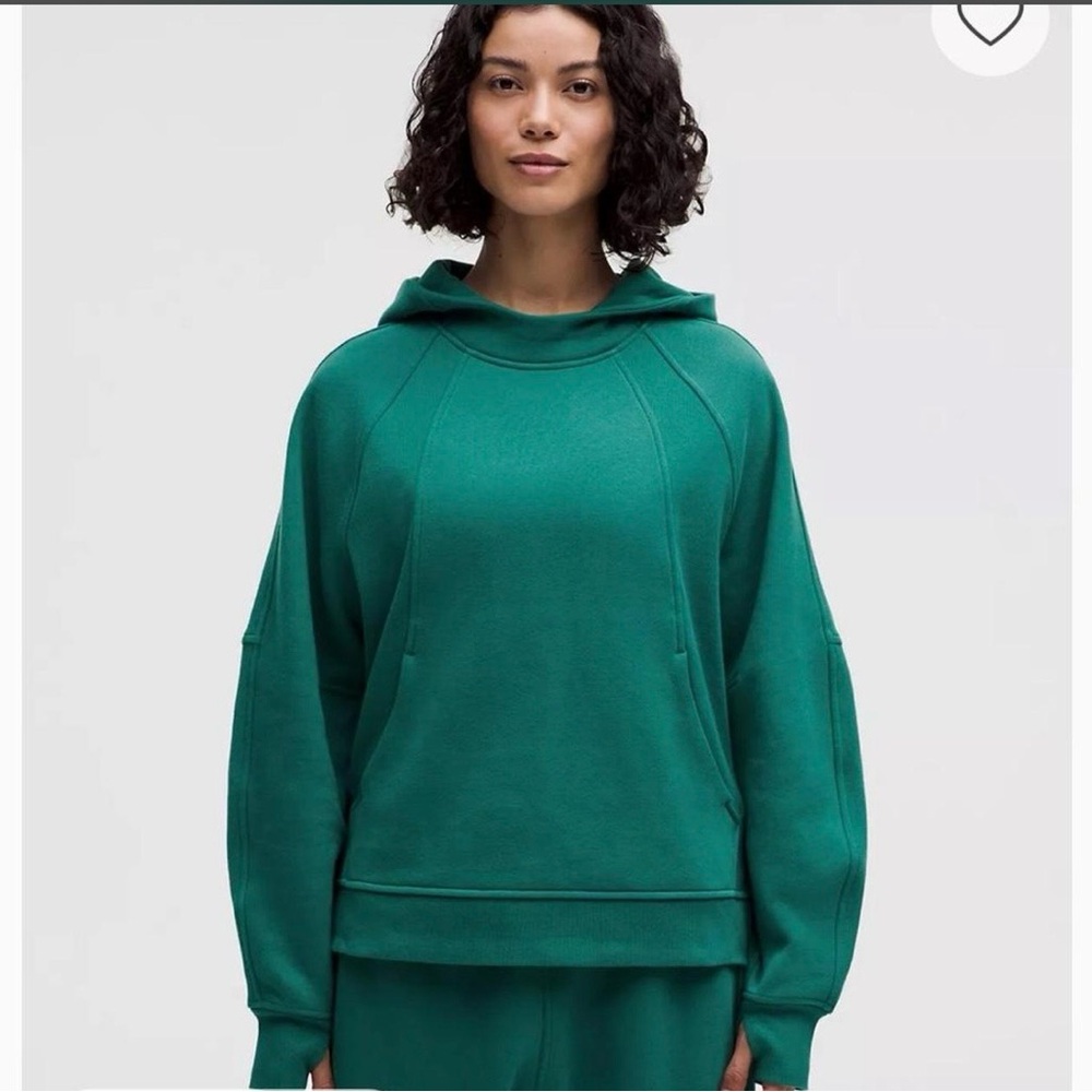 Lululemon Teal Scuba Oversized Hoodie